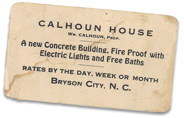 Early ad for Calhoun House